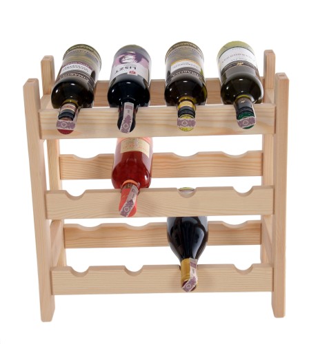 Regał na wino 12 butelek (4x3)